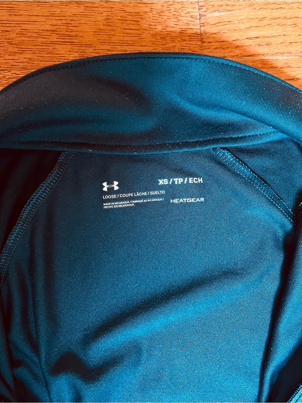 Under Armour Women's Tech ½ Zip XS Deep Teal Performance Top - Picture 3 of 6